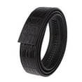 thumbnail image 5 of Mens Replacement Faux Leather Automatic Trouser Business Waistband Strap Belt No Buckle ,, 5 of 6