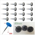 thumbnail image 5 of 24Pcs Blue Natural Rubber Tyre Puncture Repair Wired 60mm*9mm Plug Mushroom Patch, 5 of 5