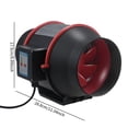 thumbnail image 7 of yotijay 4 in Exhaust Duct Fan Extractor Fan Ventilators Sheds Camping Yacht Portable Ventilators Ventilation Fan for Office Bathroom RV 1pc, 7 of 7