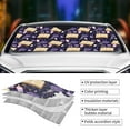 thumbnail image 3 of Disketp Windshield Sun Shade, Car Sun Shade for Front Window Lavender Flowers Sunshades Sun Visor Protector Blocks UV Rays Foldable, 3 of 5