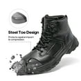 thumbnail image 2 of NORTIV 8 Steel Toe Boots for Men Safety Construction Work Boots,Waterproof, 2 of 9