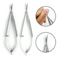 thumbnail image 1 of Nail Cuticle Scissor Non-slip Anti-rust Sharp Tight Closure Single Cross Spring Russian Style Dead Skin Cutter with Protective Cover Everyday Life, 1 of 8