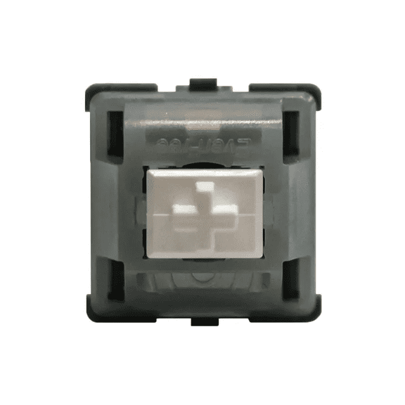GATERON EF EverFree Grayish Mechanical Keyboard Switch, Tactile Type 50gf RGB 5 Pin Hot-swap Factory Pre-lubed for Mechanical Keyboard(110PCS)