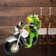 thumbnail image 3 of Novedad estatuils pa motocicleta, escultura tesanal, estatua creativa divertida de resina, adornos pa decoración de perfecl Figuras de rana, 3 of 8
