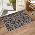 thumbnail image 2 of Sofihas Modern Floral Design Door Mat Runner Set - 2 Piece Rug Mat Set with Non-Slip, Washable, Entry way Mats in 20x30 and 20x48 Inches. Keep Your Home Clean and Stylish with these Dirt Trappers., 2 of 6