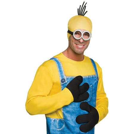 Despicable Me Minion Costume Minion Gloves Adult One