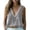 Grey, variant on Yubnlvae Linen V-Neck Tank Tops for Women - Summer Casual Sleeveless Blouses (Lace Trim, Pocket Tunic Tops) Black L