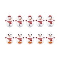 thumbnail image 2 of Abbraccia 5x10Pcs Ornaments Funny Christmas Snowman Tumbler for Yard Indoor Outdoor Home snowman, 2 of 10