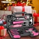 thumbnail image 4 of Juego de herramientas THINKWORK Pink de 40 piezas con caja de herramientas de almacenamiento, 4 of 9