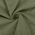 thumbnail image 3 of FRSASU Women's Mini Dress Casual V Neck Short Sleeve Pleated Dresses Solid Color Loose Fit Fashion Summer Dress Army Green, 3 of 8