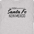 thumbnail image 4 of Inktastic From Santa Fe New Mexico in Black Distressed Text Boys or Girls Long Sleeve Toddler T-Shirt, 4 of 5