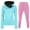 Pink, variant on Frostluinai Sets for Women Clothing Two Piece Workout Hooded Sweatshirt Lightweight Jogger Pants Long Sleeve Drawstring Waist Sweatsuit with Pocket
