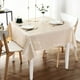 thumbnail image 3 of Mantel Smiry de vinilo impermeable, 137 cm, cuadrado, color beige, 3 of 5