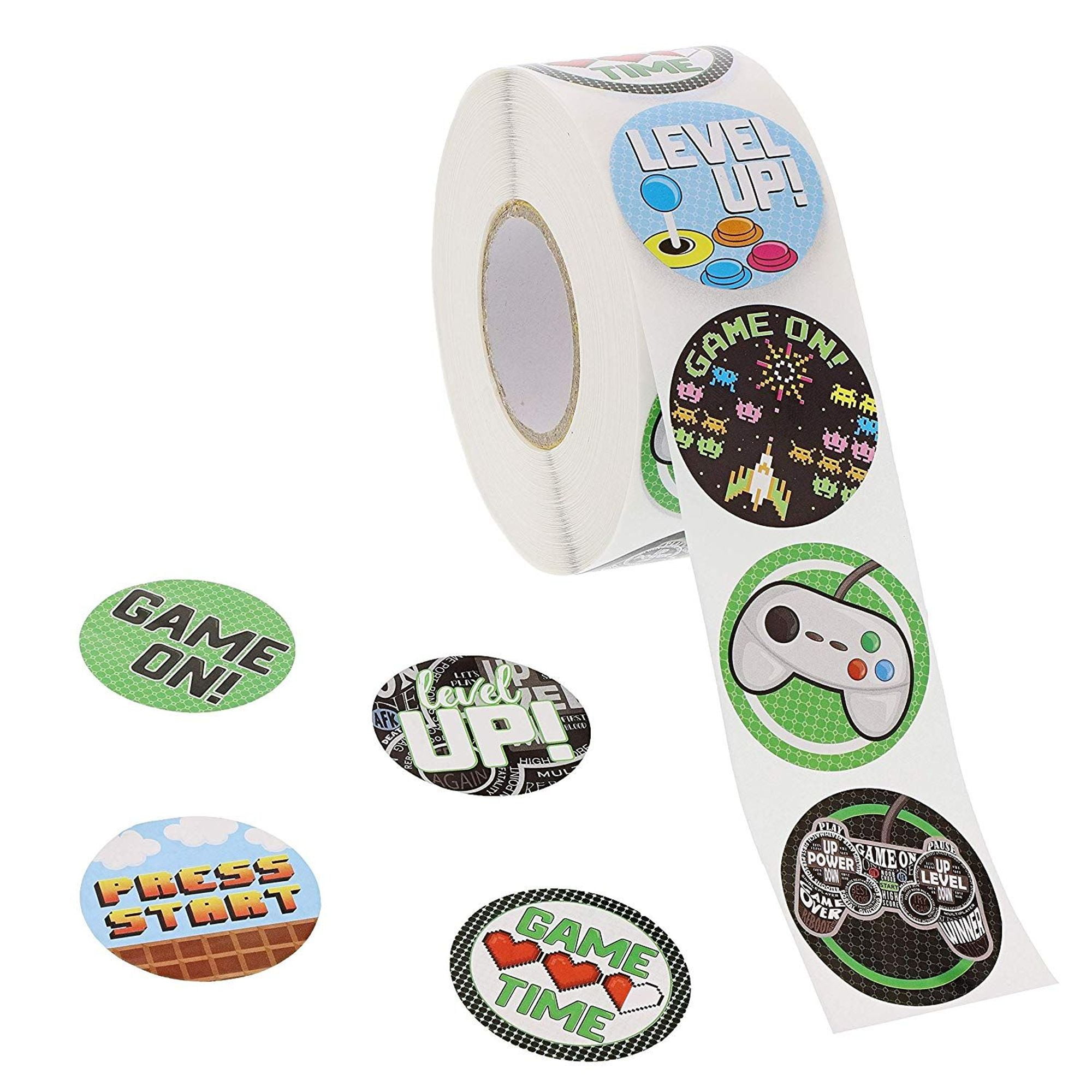 1.5 in. Party Favor Scrapbook 1000x Cars and Trucks Stickers for Kids Crafts