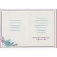 thumbnail image 2 of Designer Greetings Mom You're an Inspiration: 3D Die Cut Flowers with Blue and Purple Gems, Butterfly and White Ribbon Hand Decorated Mother's Day Card, 2 of 2