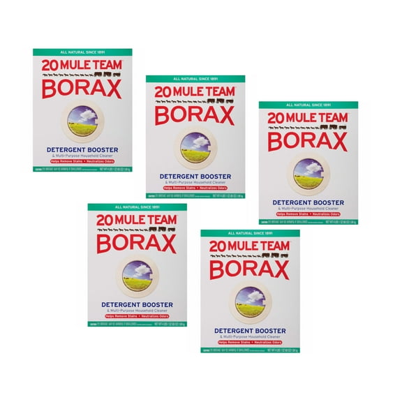 Borax Twenty Mule Team Detergent Booster 65 Ounce - Pack of 5