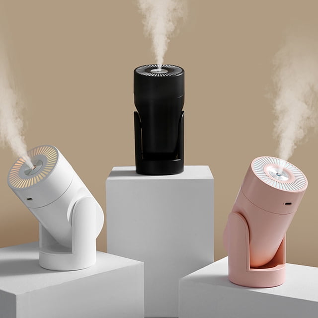 Sentmoon Prime Deals Humidifiers, Mini Humidifier With Adjust-able Angle, 260ml Water Tank Small Humidifier USB Powered, 7 Color LED For Bedroom Home Office Deals of the Day Clearance Prime