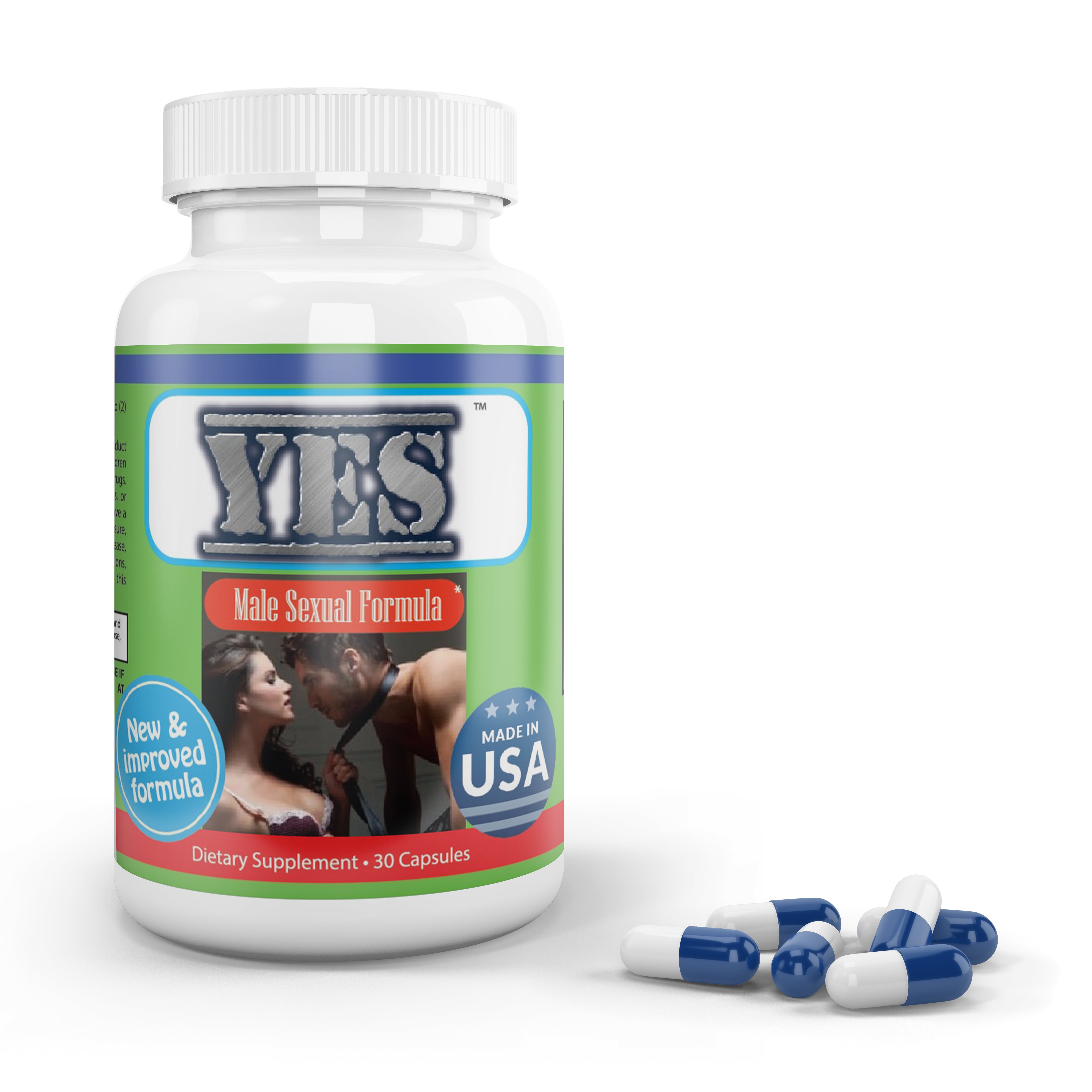 Men's Testosterone Booster Supplement - Natural Muscle Builder Pills, Energy, Stamina & Libido - 60 Capsules