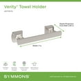 thumbnail image 5 of Symmons 493TRSTN Verity 7" Hand Towel Bar - Nickel, 5 of 7