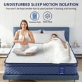 thumbnail image 5 of California King Mattress,Pamag pieeoo 12 inch Cooling Memory Foam Hybrid Mattresses in a Box,Medium, 5 of 7