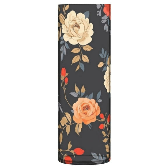 Plastic Vase 11.8 x 3.9 Inch Vase Transparent Non-Breakable Plastic Ornamental Culture Bottle Storage Jar Modern Family Wedding Decoration Beautiful Colored Roses