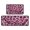 Pink and Gray, variant on Yellow and Black Of Leopard Print Kitchen Rugs Sets Of 2,Anti Fatigue Kitchen Mat Rugs Non Slip Washable,Decorative Kitchen Floor Mats for Kitchen,Sink,Laundry,17"X30" 17"X47"