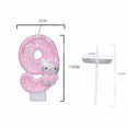 thumbnail image 2 of hello kitty 3D Number Cake Decorating Candle - Fun Shaped Candles for Kids Birthday Party, Cake Topper Decoration with Anime Style Design, Great Gift for Birthday Celebrations, 2 of 6