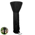 thumbnail image 3 of Outdoor Heater Dust Cover UV Protection Standing Round Umbrella Heater Cover Waterproof Umbrella Heater Cover with Snow Protection Drawstring Bag for Outdoor Yard, 3 of 9