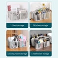 thumbnail image 6 of IMossad Plastic Portable Bath Storage Basket – Bathroom Organizer for Toiletries and Sundries, 6 of 6