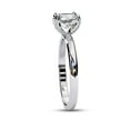 thumbnail image 3 of Solitaire Engagement Rings for Women | Center 6.8MM Round Cut Lab Created Moissanite Wedding Promise Rings for Her in 14K Solid White Gold, Ring Size 7, 3 of 6