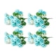 thumbnail image 2 of Toystoory 4X Flor artificial Planta de imitación Calcomanía para el hogar Mano de obra Accesorios para el hogar Decoraciones para festivales de Decoración Azul, 2 of 6