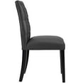 thumbnail image 3 of Modern Contemporary Urban Design Kitchen Room Dining Chair, Black, Faux Leather, 3 of 4