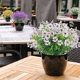 thumbnail image 7 of MAMOWEAR Artificial Flowers for Outdoors UV Resistant violets Fake Flowers No Fade Faux Plants Garden Porch Window Box Decorating, 7 of 7