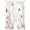 Beige, variant on Brown Red Spring Floral Sheer Curtains 45 Inch Length 2 Panels Set, Summer Flowers Botanical Elegant Voile Window Treatment Rod Pocket Small Kitchen Curtains Drapes for Bedroom 52"x45"x2