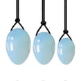 thumbnail image 4 of Natural Rose Quartz Yoni Egg Set Women Kegel Exercise Jade Eggs Drilled Stone Eggs With Holes On The Thick Side Feminine Hygiene, 4 of 5