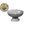 Gray, variant on VQPeo Drainable High-Leg Fruit Tray, Transparent Snack Candy Organizer, Living Room Dry Fruit Box for Kitchen & Party Serving