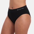 thumbnail image 2 of Bamboo basics Calzoncillos de mujer, paquete de 6 - BELLE seamless full briefs, jersey, logotipo Negro L (Large), 2 of 4