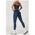 thumbnail image 3 of PISONIC Womens Workout Sets Two Piece Spaghetti Straps Tank Top Matching High Waist Leggings Gym Work Out Outfits with Pockets, 3 of 5