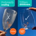 thumbnail image 3 of Rowdy Crowd Unbreakable Tritan Plastic Glasses Set of 8 - Wine Tumblers & Champagne Flutes - BPA-Free Dishwasher Safe, 3 of 10