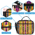 thumbnail image 3 of Herdesigns Mexican Stripes Large Backpack Set with Lunch Box Lightweight Water Resistant Travel Laptop Backpacks Casual Daypacks for Women Men, 3 of 8