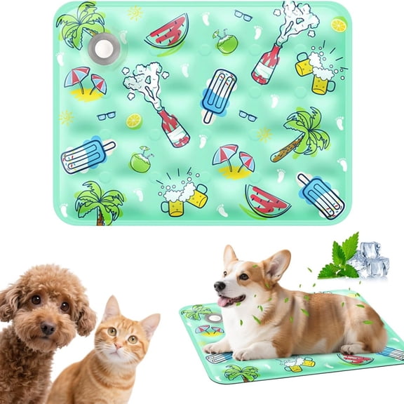 120*70cm Dog Cooling Mat, 2026 New Summer Pet Mats, Portable Pet Cooling Pad for Travel, Washable Gel Coolings Mat for Dogs and Cats Indoor Outdoor, Reusable Chill Pad Suitable for All Pets
