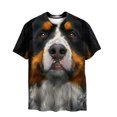 thumbnail image 2 of Gamivast Men T Shirts 3D Dog Print Graphic Tshirt Cool Design Crew Neck Tee Casual Short Sleeve T-Shirt Black XXXL Clothes Under $ 5.00 Returns Online, 2 of 8