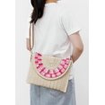 thumbnail image 7 of CoCopeaunts Straw Purses for Women Summer Stylish Straw Clutch Purse Handmade Woven Crossbody Bag Beach Bag with Removable Shoulder Strap, 7 of 7
