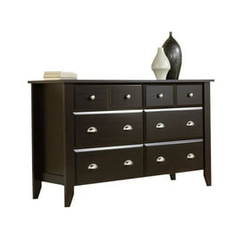 Sauder Shoal Creek 6 Drawer Dresser Oiled Oak Walmart Com