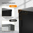 thumbnail image 7 of Ktaxon Wall Mounted Metal Garage Storage Cabinet with Lock, Adjustable Shelf Steel Tool Organizer, Floating Upper Wall Cabinet, 30 x 12 x 28, Black, 7 of 7