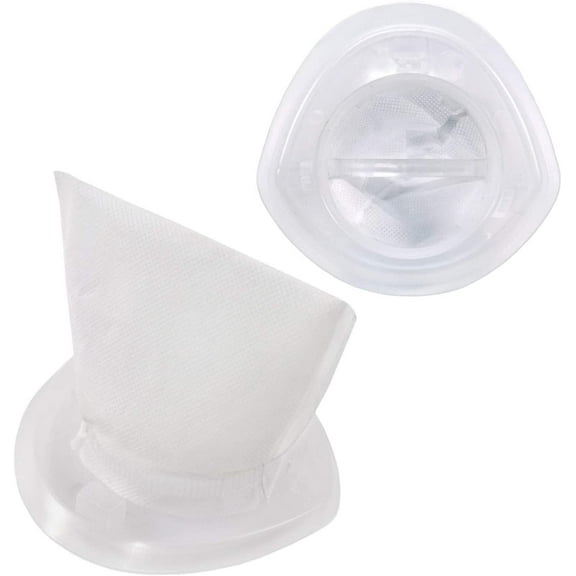 HQRP 2-pack Filter for Black & Decker HNV215B10, HNV215BW52, HHS315J01 Lithium Hand Vacuum, EVF100