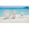 thumbnail image 2 of KEEVA JEWELS 0.50 Carat Total Round Cut Moissanite Stud Earrings for Women, Made in 925 Rose Gold Plated Silver, 2 of 6