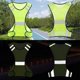 thumbnail image 2 of Chaleco reflectante para correr chaleco de seguridad con tiras reflectantes chaleco para caminar y andar en bicicleta, 2 of 6