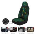 thumbnail image 6 of XYZCANDO Frog Mandala Car Seat Covers for Man Waterproof Car Front Seat Cover Set Decorative Comfortable, for Van SUV Truck, 6 of 6
