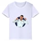 thumbnail image 3 of Camiseta de algodón blanca informal de verano con estampado de avatar de Neymar para niños y niñas, camiseta deportiva de manga corta, 3 of 5